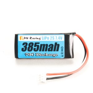 PN Racing V3 LiPo 2S 7.4V 385mah 70C Battery